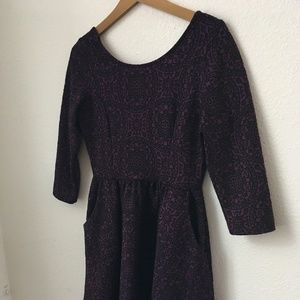 Purple Dress with Pockets
